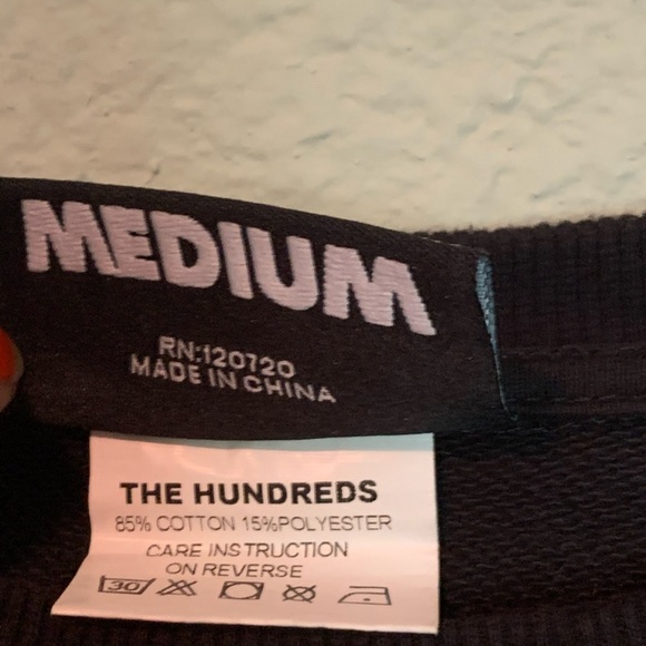 The Hundreds Black Crew Sweatshirt - Picture 5 of 8